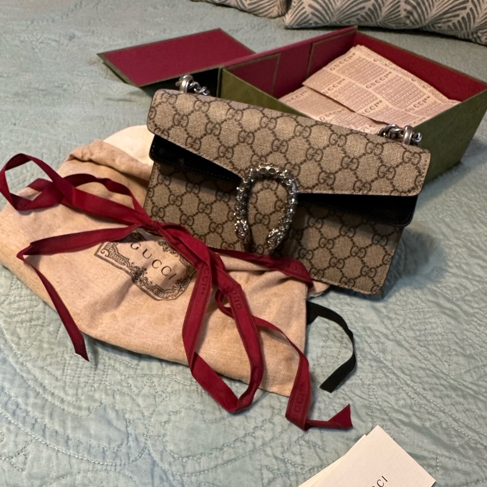 DIONYSUS RECTANGULAR BAG black suede - Picture 3 of 15